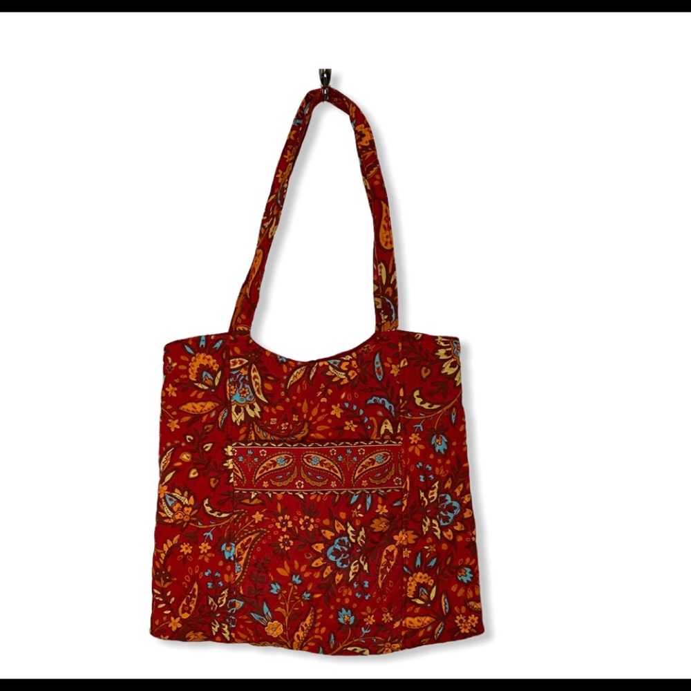 Paprika Quilted Handbag/ Satchel